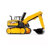 Tonka Steel Classics | Mighty Excavator | Giocattoli da costruzione per bambini per ragazzi e ragazze, giocattoli per veicoli per giochi creativi, sviluppo delle abilità motorie per bambini dai 3 anni