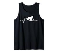 Tonkinese Cat Heartbeat Funny Kitten for Cats Lovers Canotta