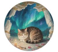 Tonkinese Cat Rundes 1000 Puzzle Animals Rundes Puzzle Familienpuzzle Schwieriges Großes Puzzle Pädagogisches Für Erwachsene Einzigartiges Herausforderungsspiel 1000pcs (67.5x67.5cm)
