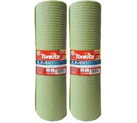 TONKITA | Jumbo Roll Panno Spugna in Rotolo, 12 Panni Extra Large 25x24 cm, 100% Biodegradabili e Compostabili, Super Assorbenti e Facili da Strizzare - Per Tutte le Superfici (Confezione da 2)