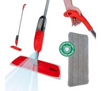 TONKITA | Lavapavimenti Spray&Wash, Scopa Lavapavimenti a Spruzzo, Spray Mop con Panno in Microfibra Riutilizzabile Antibatterico, Tutti i Tipi di Pavimento