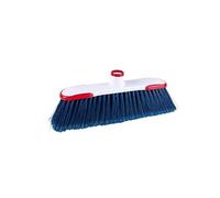 Tonkita Professional Hygiene Plus Scopa per interni, Rosso con setole blu