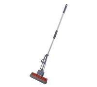 TONKITA | PVA Mop Sistema Lavapavimenti con Manico in Metallo e Spugna Super Assorbente, Mocio con Leva Strizzante Senza Secchio, Ideale per Tutti i Pavimenti