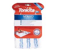 Tonkita | Spikko Pulisci e Lava, Panno in Microfibra per Spolverare e Lavare, Microfibra Blu, Pulizia Pavimenti Grés, Ceramica, Marmo, Pareti Piastrellate e Box Doccia, Made in Italy
