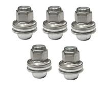 TONMHXA bullone per Ruota Compatibile con Jaguar per S-Type 5 Pezzi Bullone Perno Ruota Bullone Perno Ruota Bulloni per Capocorda in Acciaio Vite per Pneumatico Bullone Dado Ruota OEM: C2C35294010