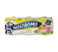 Tonno in Scatola Nostromo all'Olio d'Oliva 3 x 70g 1 Confezione da 3 Scatole