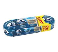 Tonno intero in naturale,3 x 125 g