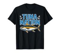 Tonno Pinna Gialla Acqua Salata Pescatore Pesca Maglietta