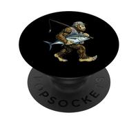 Tonno rosso Bigfoot Pesca in acqua salata Sasquatch PopSockets PopGrip Adesivo