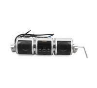 Tono argento Blu tooth Radio Audio altoparlante stereo MP3 Player per motociclo
