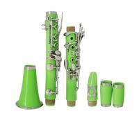 Tono Sib Verde 17 Tasti Clarinetto Materiale Corpo In Bachelite Con Ance Scatola Accessori Per Viti In Tessuto Clarinetto per Principianti