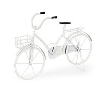 Tono Su Tono Bicicletta Bianca Decorativa 36 x 11 x 26