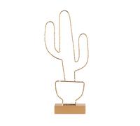 Tono Su Tono Cactus Oro Metallo H 540 Mm con Led