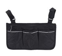 Tonone Borsa per Sedia a Rotelle, Accessori per Mani Libere, per Anziani e Disabili (Nero)