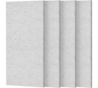 TONOR Grandi pannelli acustici autoadesivi, confezione da 4 pannelli acustici da 112 x 55 cm, pannelli acustici per rivestimento da parete, immagini acustiche per trattamento acustico e decorazione da