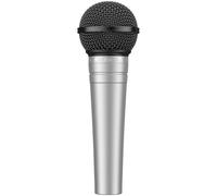 TONOR Microfono dinamico per voce cardioide, microfono cablato XLR con filtro anti-pop integrato e griglia a rete sferica, microfono portatile con riduzione del rumore, canto, palco, live, D58 Argento