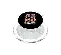 Tonsille Fuori Tonsillectomia Recupero Design Guarigione dopo PopSockets PopGrip per MagSafe
