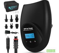 TONSIM Pompa Elettrica SUP ad Alta Pressione - 20 PSI Ricaricabile con Batteria Integrata e Adattatore 12V - Gonfiaggio e Sgonfiaggio Rapido per Paddle Board, Kayak, Campeggio