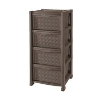 LINEA ARIANNA 4 CASSETTI MARRONE