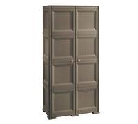 Tontarelli 8085555909 - Armadio multifunzione a 4 scomparti su 1 lato, WENGÉ