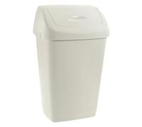 Bidone immondizia 'grace' lt 50 - cm 40,5 x 32 x h 65,5 panna TONTARELLI