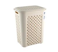 Cesto Portabiancheria Plastica 50 Lt 43 x 33 x 55 cm Angora Tontarelli