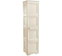 Tontarelli Armadio da Esterno / Balcone in Plastica 40x43x164 cm Angora