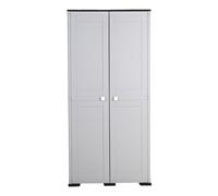 TONTARELLI ARMADIO PORTASCOPE SIMPLEX GRIGIO E NERO