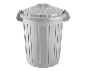 Tontarelli Bidoncino (23Lt) Teo coperchio doppia clip AURORA Grigio 810137410D