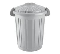 Tontarelli Bidone (46L) Teo con coperchio doppia clip AURORA Grigio 810137310D