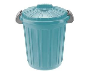 Tontarelli Bidone (46Lt) Teo con coperchio doppia clip AURORA Blu 810137370V