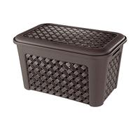 LINEA ARIANNA CESTO PORTABIANCHERIA MARRONE