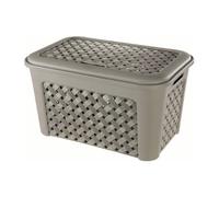 Tontarelli - 8105406908 - Cesto con Coperchio in plastica da 23 Litri