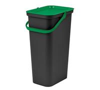 Tontarelli - Cestino MODA 25L con manico (secchio nero-coperchio verde)