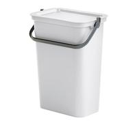 Tontarelli - Cestino MODA con manico 10 L bianco