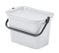 Tontarelli - Cestino MODA con manico 5L bianco