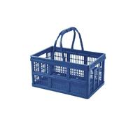 Tontarelli Cesto pieghevole voilà, con maniglie, 16 l, blu Cesto pieghevole voilà, con maniglie, 16 L, blu