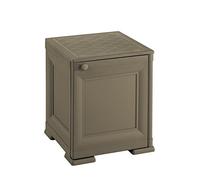 Tontarelli Colonnina 1 modulo anta liscia, Wengè