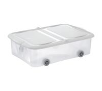 Tontarelli Contenitore (25Lt) sottoletto con ruote STOCK BOX Bianco 8035298A78