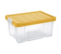 Tontarelli Contenitore (43Lt) con ruote PUZZLE BOX Giallo 8035636ABV