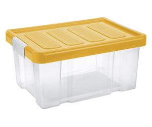 Tontarelli Contenitore (43Lt) con ruote PUZZLE BOX Giallo 8035636ABV