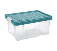 Tontarelli Contenitore (43Lt) con ruote PUZZLE BOX Verde 8035636ACG