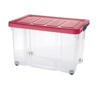 Tontarelli Contenitore (60Lt) con ruote PUZZLE BOX Ciliegia 8035640ACH