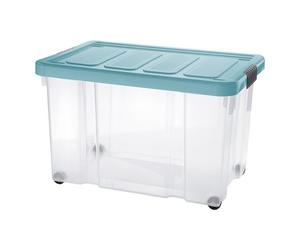 Tontarelli Contenitore (60Lt) con ruote PUZZLE BOX Verde 8035640ACG