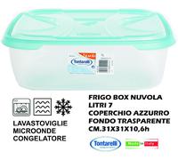 Tontarelli Frigo Box Quadrato litri 7 Nuvola Acqua Trasparente 2630A