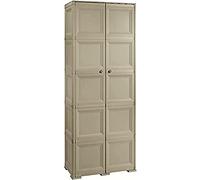 Tontarelli omnimodus armadio 5 moduli 5 ripiani 4 vani aperti, talpa, 79 x 43 x 203 centimeters