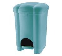 Tontarelli Pattumiera (16Lt) coperchio a pedale CAROLINA Azzurro 810153570V