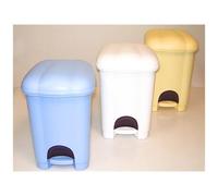 Carolina pattumiera a pedale con secchio interno colore bianco 16Lt.