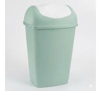 Tontarelli Pattumiera Differenziata 25 Lt 32.5x25.5x52 cm Salvia e Bianco Grace
