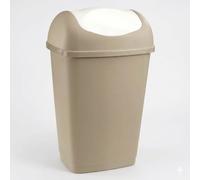 Tontarelli Pattumiera Differenziata 25 Lt 32.5x25.5x52 cm Talpa e Bianco Grace